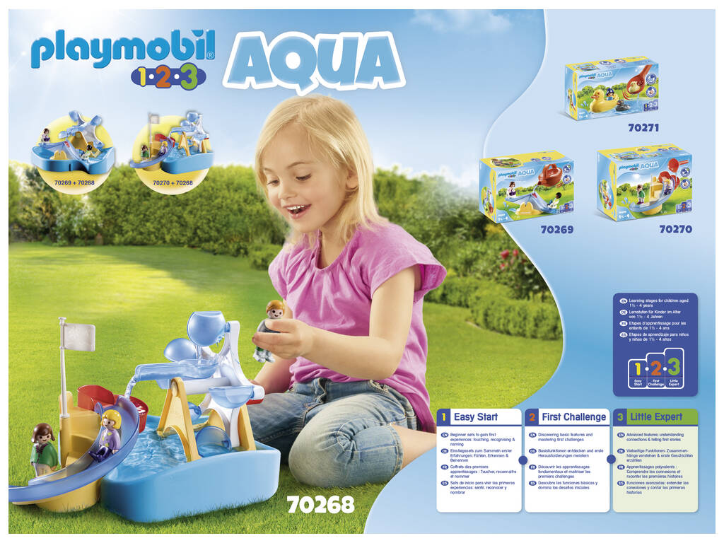 Playmobil 1,2,3 Carrossel Aquático 70268