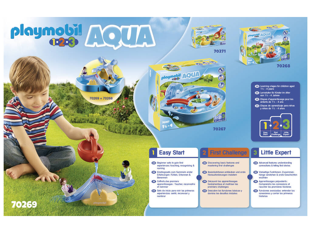 Playmobil 1,2,3 Balancier Aquatique avec Douche 70269