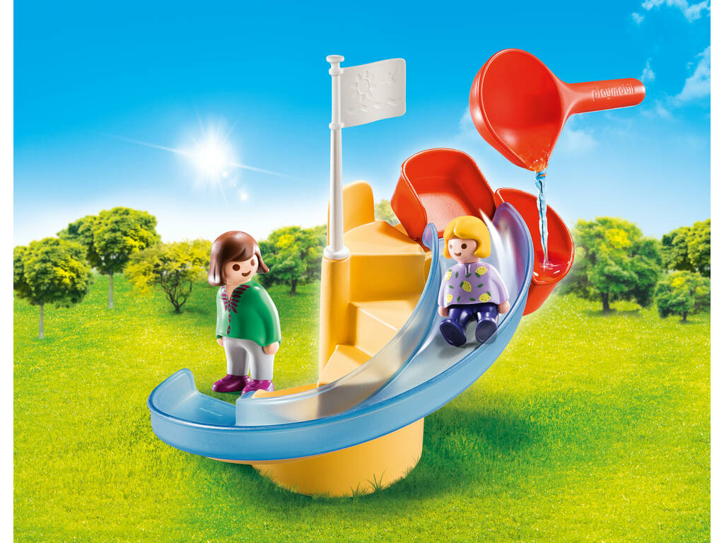 Playmobil 1,2,3 Scivolo Acquatico 70270