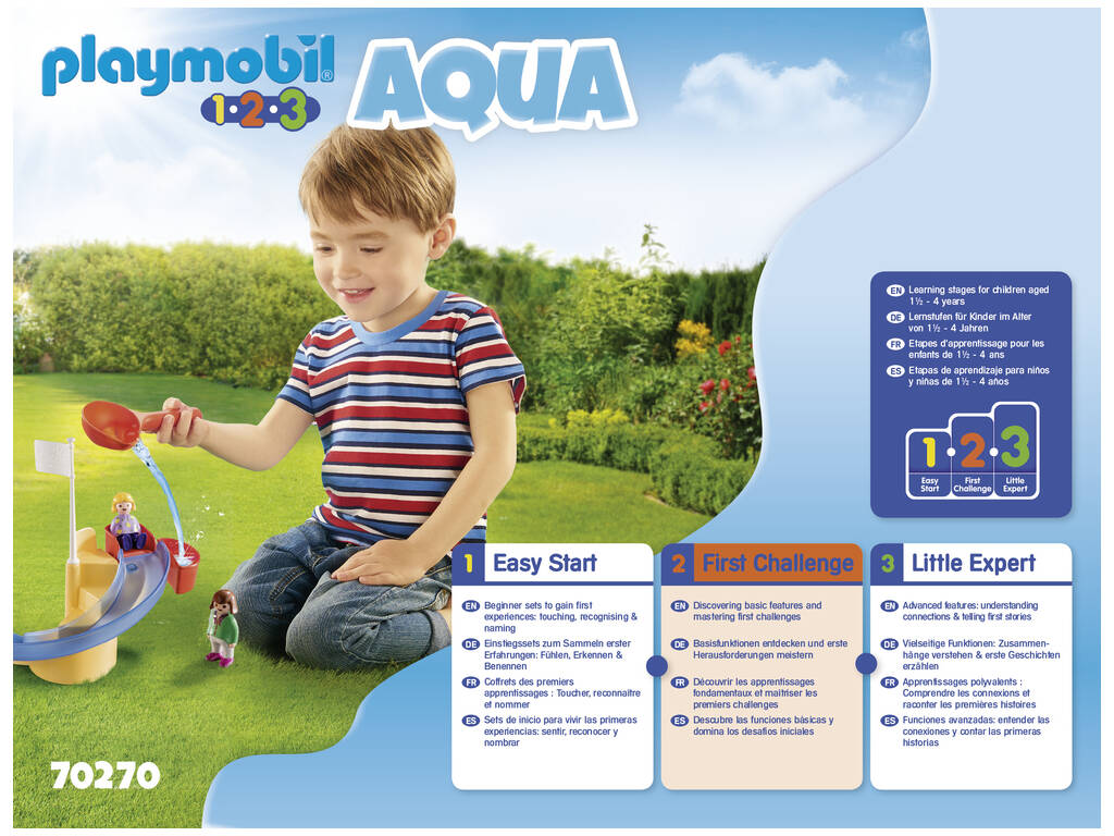Playmobil 1,2,3 Scivolo Acquatico 70270