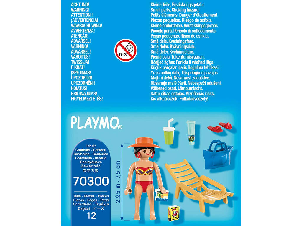 Playmobil Turista con amaca 70300