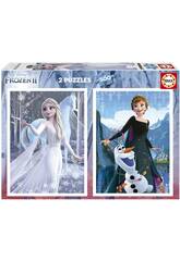 Puzzle 2X500 Frozen II von Educa 19016