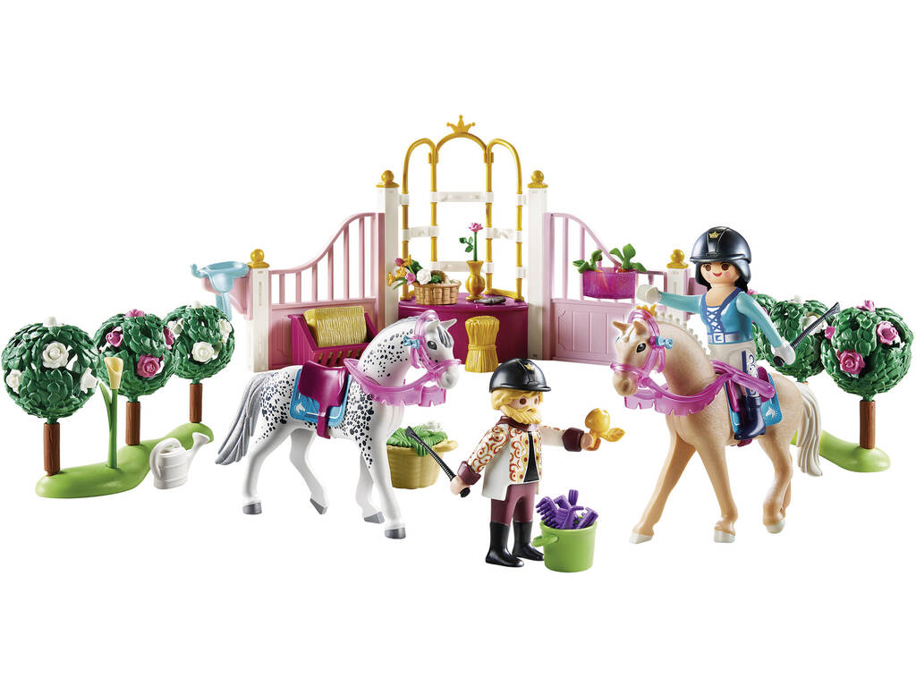 Playmobil Princess Leçon d'Équitation dans l'Étable 70450
