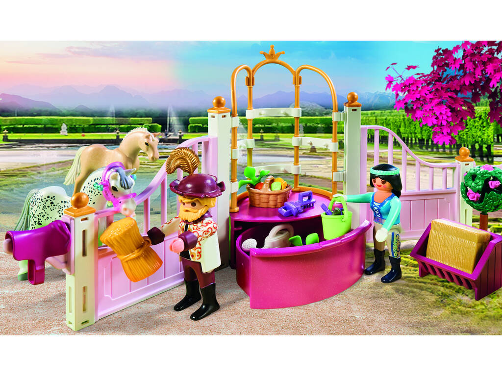Playmobil Princess Leçon d'Équitation dans l'Étable 70450