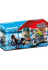 Playmobil City Action Gelddiebjagd-Motorrad 70572