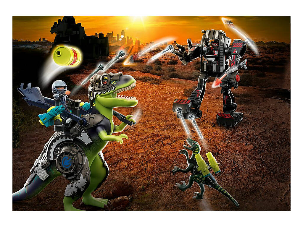 Playmobil Dinos T-Rex Batalla de los Gigantes 70624