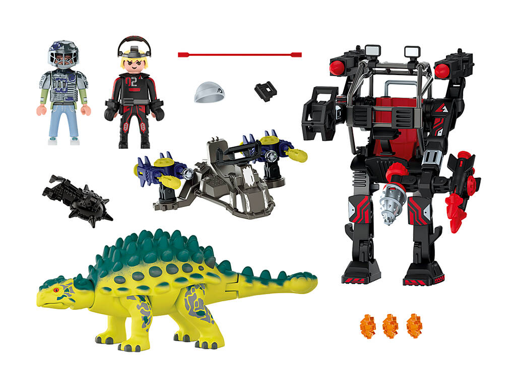 Playmobil Dinos Saichania Fighter Defense 70626