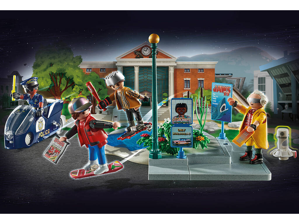 Playmobil Retour Vers le Futur II Persécution en Planche à Roulettes 70634