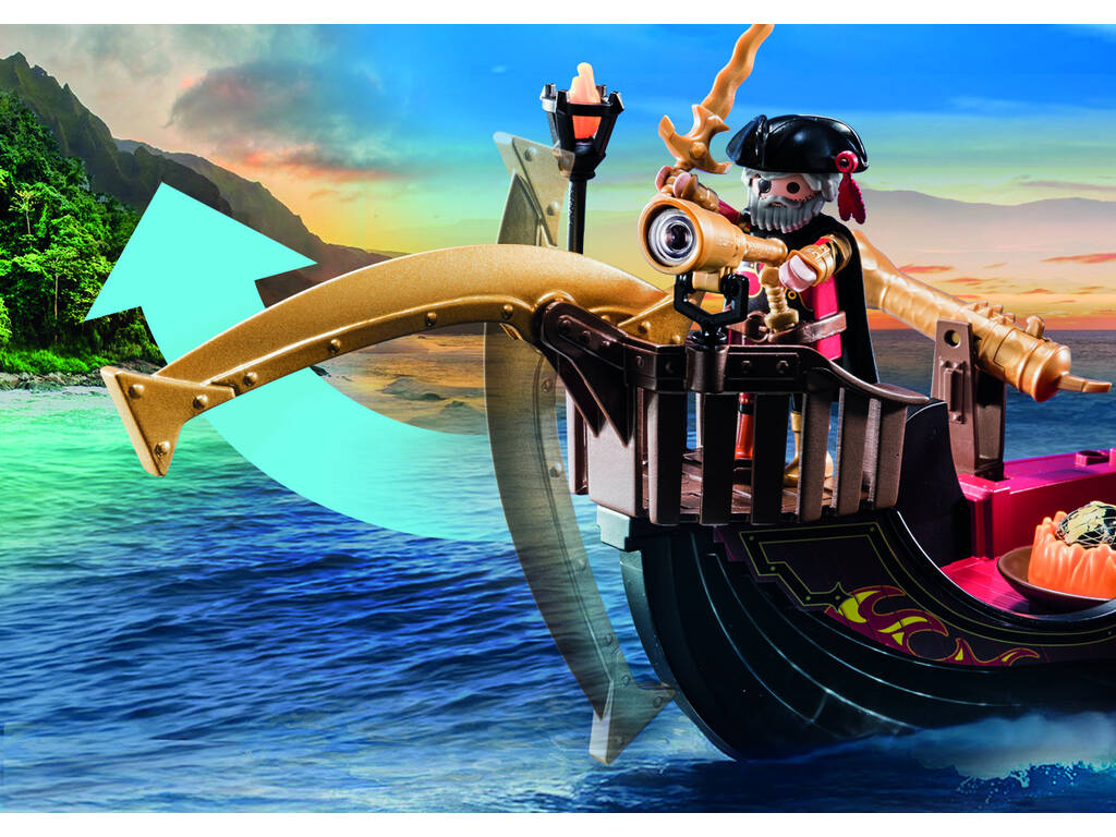 Playmobil Novelmore Bateau Bandits de Burnham 70641