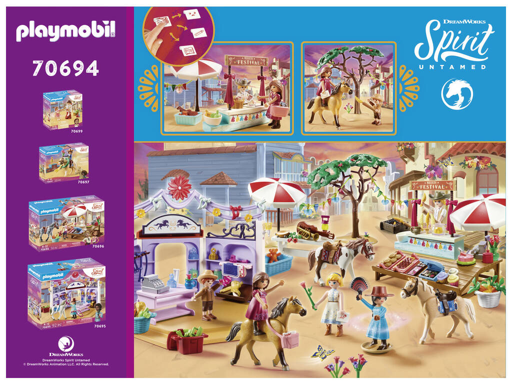 Playmobil Spirit Belvédère Festival 70694