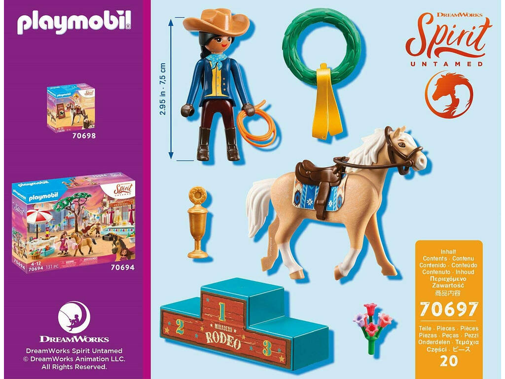 Playmobil Spirit Rodeo Pru 70697