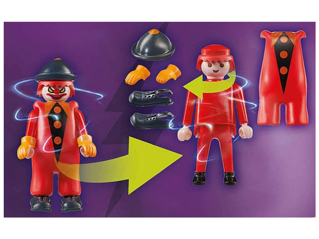 Playmobil Scooby-Doo Avventura con clown fantasma 70710