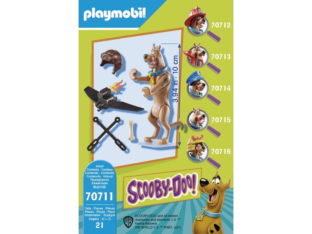 Playmobil Scooby-Doo Figura collezionabile Pilota 70711