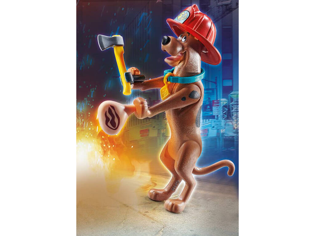 Playmobil Scooby-Doo Figura da collezione pompiere 70712