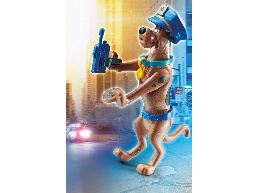 Playmobil Scooby-Doo Figura collezionabile della polizia 70714
