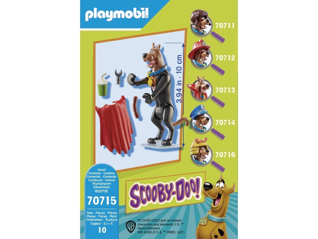 Playmobil Scooby-Doo figura collezionabile Vampiro 70715
