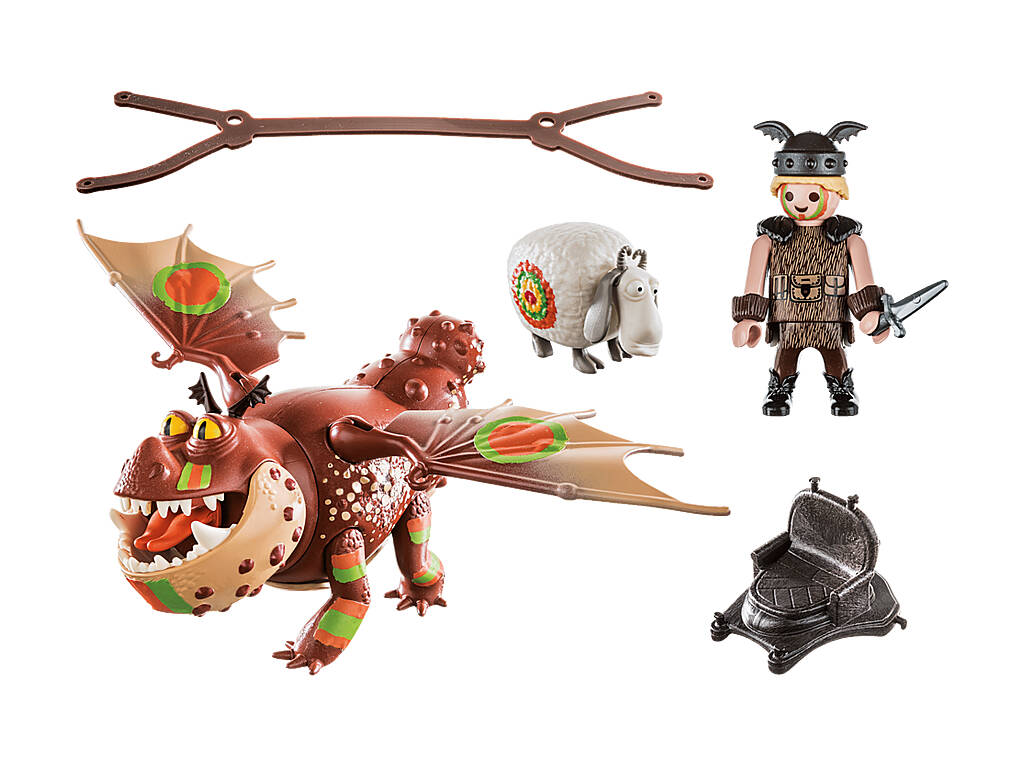 Playmobil Dragón Racing Barrilete y Capataz 70729