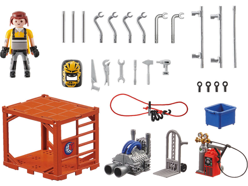 Playmobil City Action Fabricatore di contenitori 70774