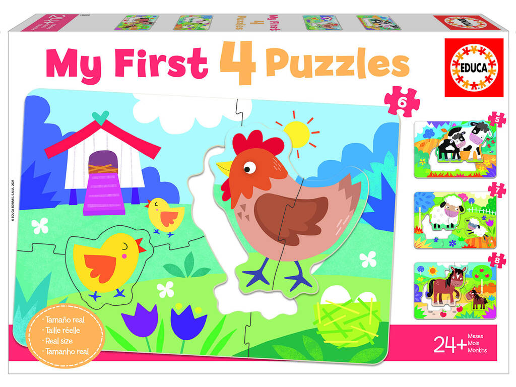 Meine Erste Mütter und Babys Puzzles Educa 18899