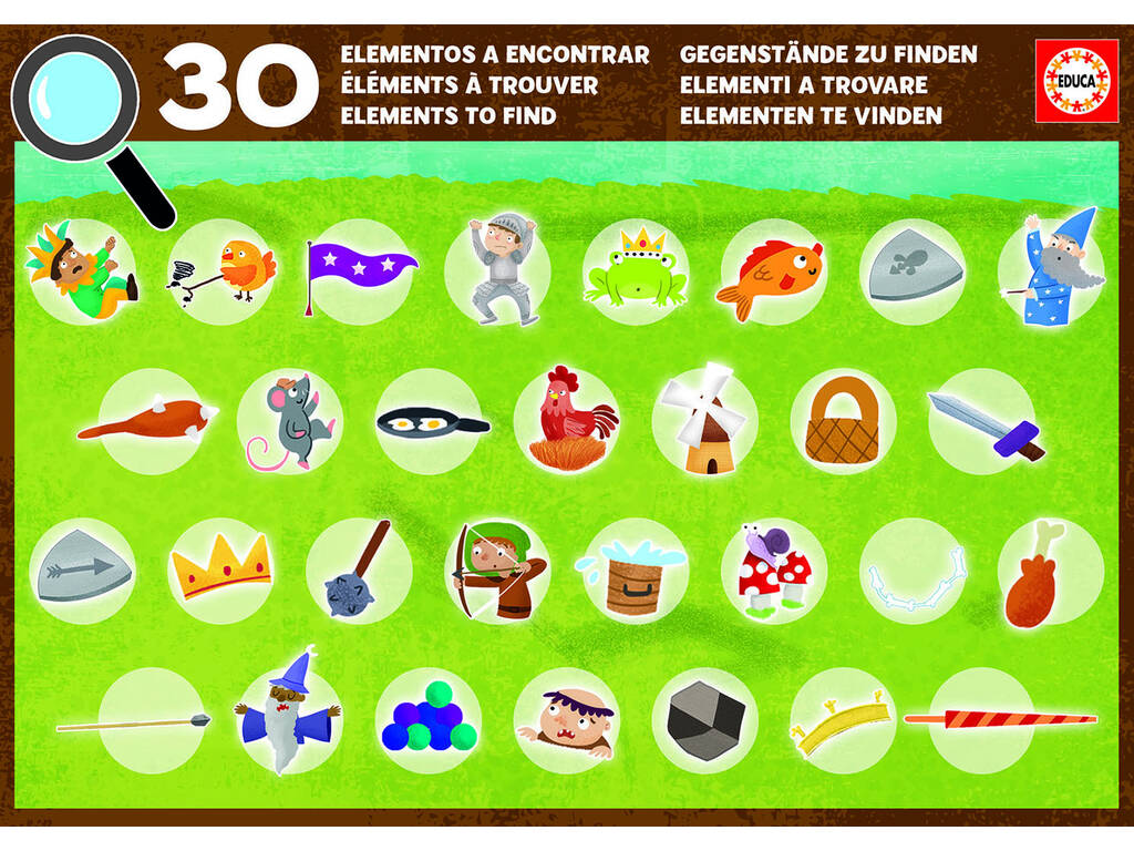 Puzzle Detective 50 pezzi Castello Educa 18895