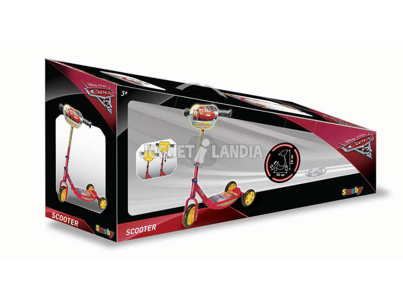 Patinete 3 Ruedas Cars Smoby 750154