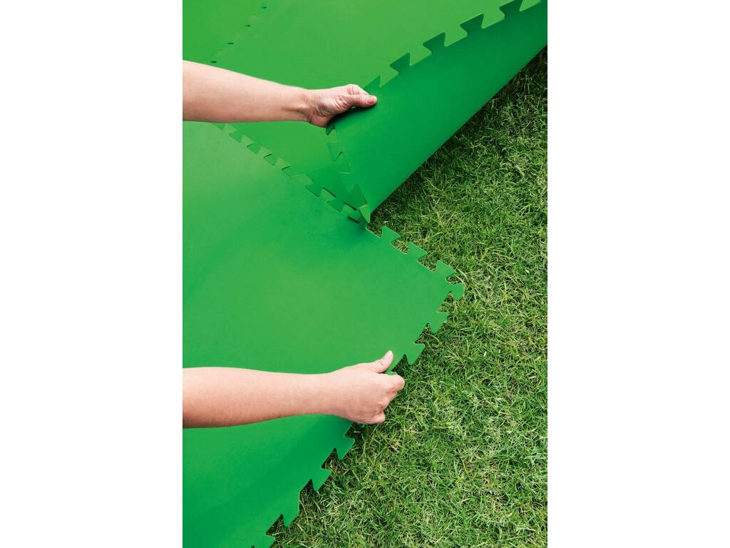 Tapis de Protection Pour Piscines en Polyéthylène de Couleur Verte 78x78 cm. Bestway 58636