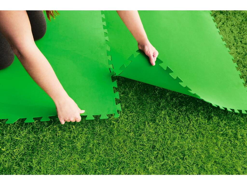 Tapis de Protection Pour Piscines en Polyéthylène de Couleur Verte 78x78 cm. Bestway 58636