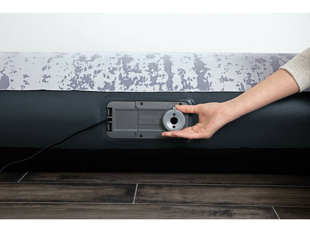 Materasso galleggiante Tritech Fashion Queen 203X99X30cm. con gonfiatore elettrico incorporato Bestway 67836