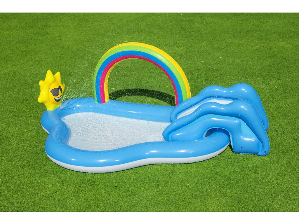 Parco Giochi Arcobaleno con Scivolo 247x145x91 cm. Bestway 53092