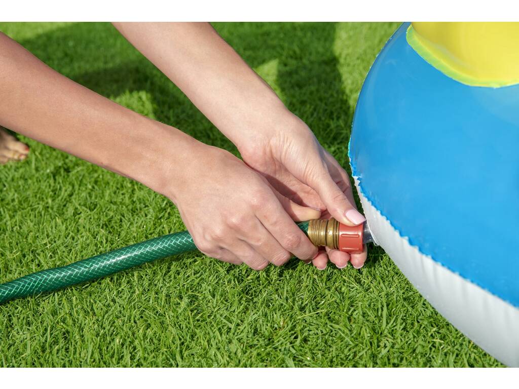 Parco Giochi Arcobaleno con Scivolo 247x145x91 cm. Bestway 53092