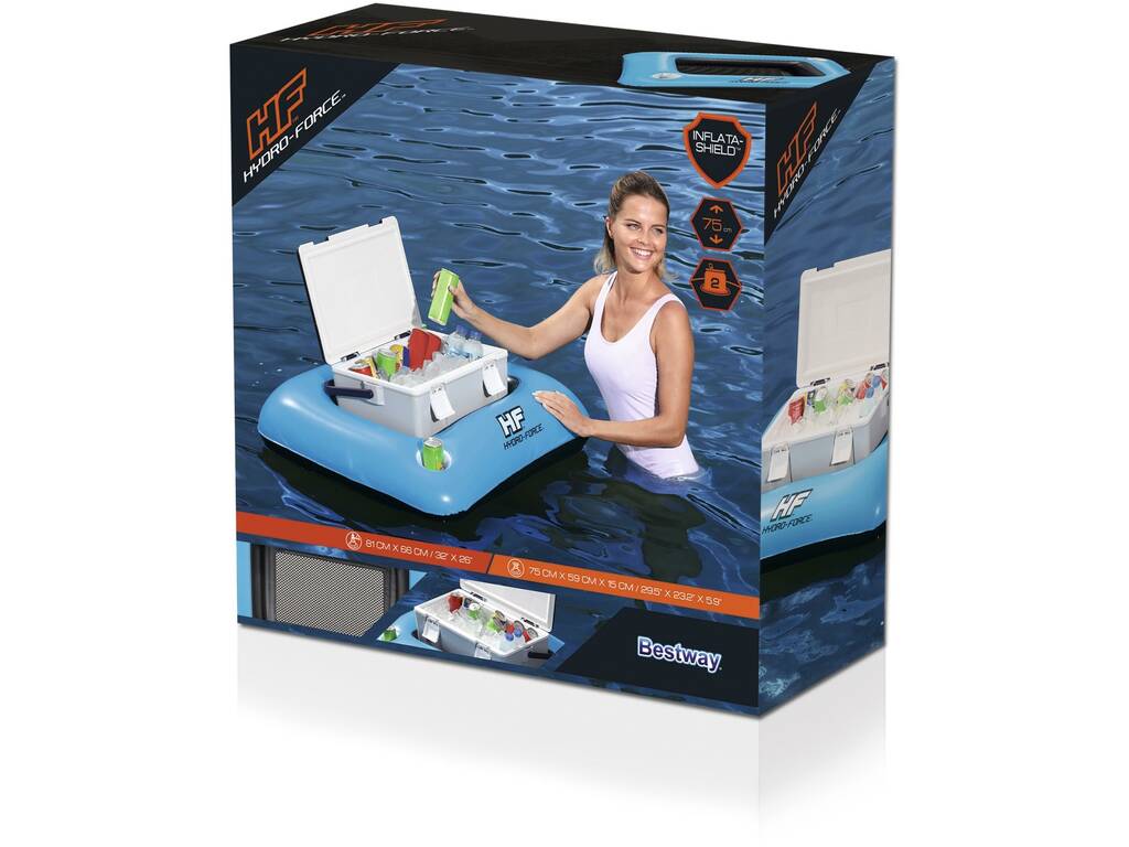 Materassino Hidroforce Chill N´Sip Cooler 75x59x15 cm. Bestway 43420