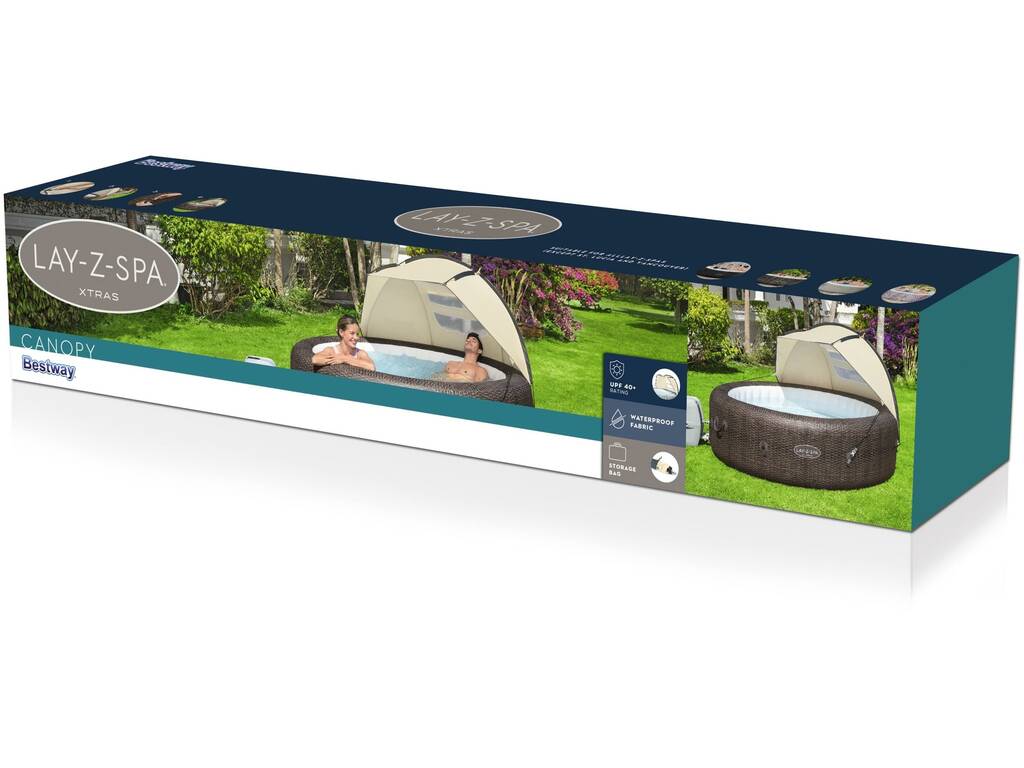 Techo Sombra Lateral Lay-Z-Spa 183X94X109 cm. para Spa Bestway 60304