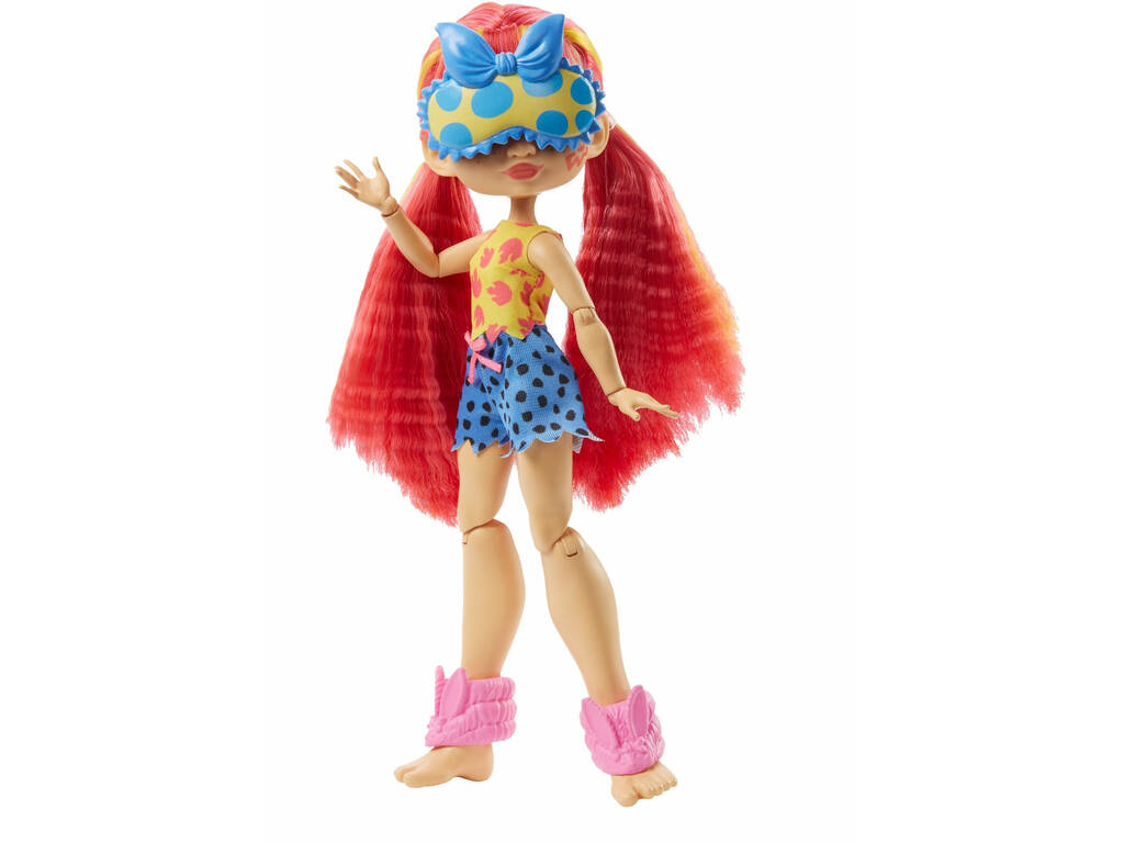 Cave Club Pyjama Party Poupée préhistorique Emberly Mattel GTH01