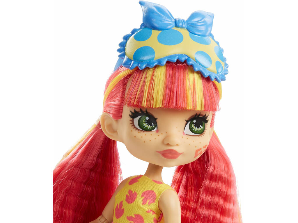 Cave Club Pyjama Party Poupée préhistorique Emberly Mattel GTH01