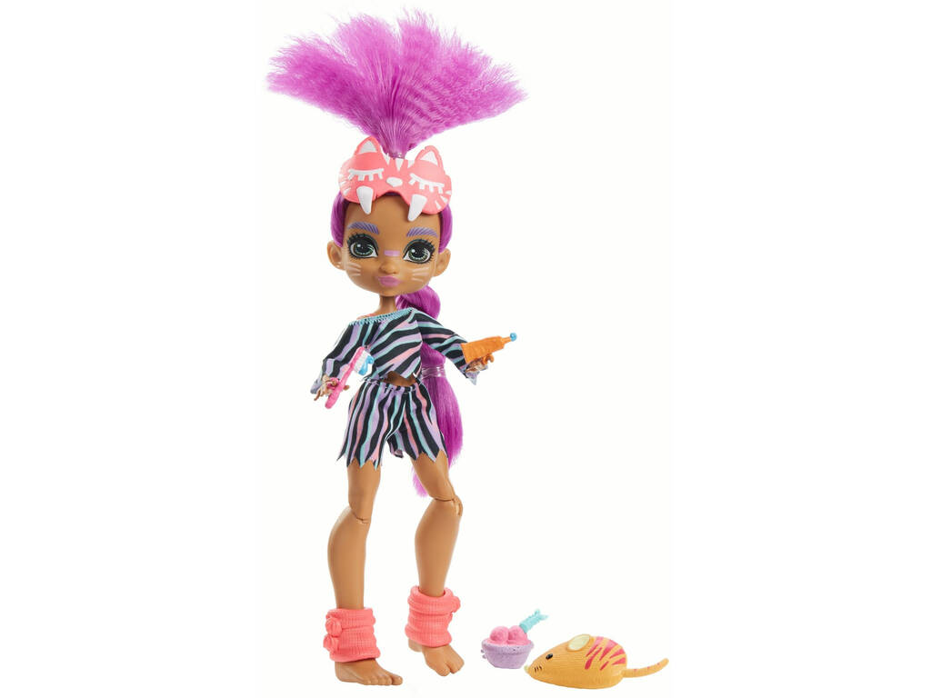 Cave Club Pyjama Party Poupée préhistorique Roaralai Mattel GTH02