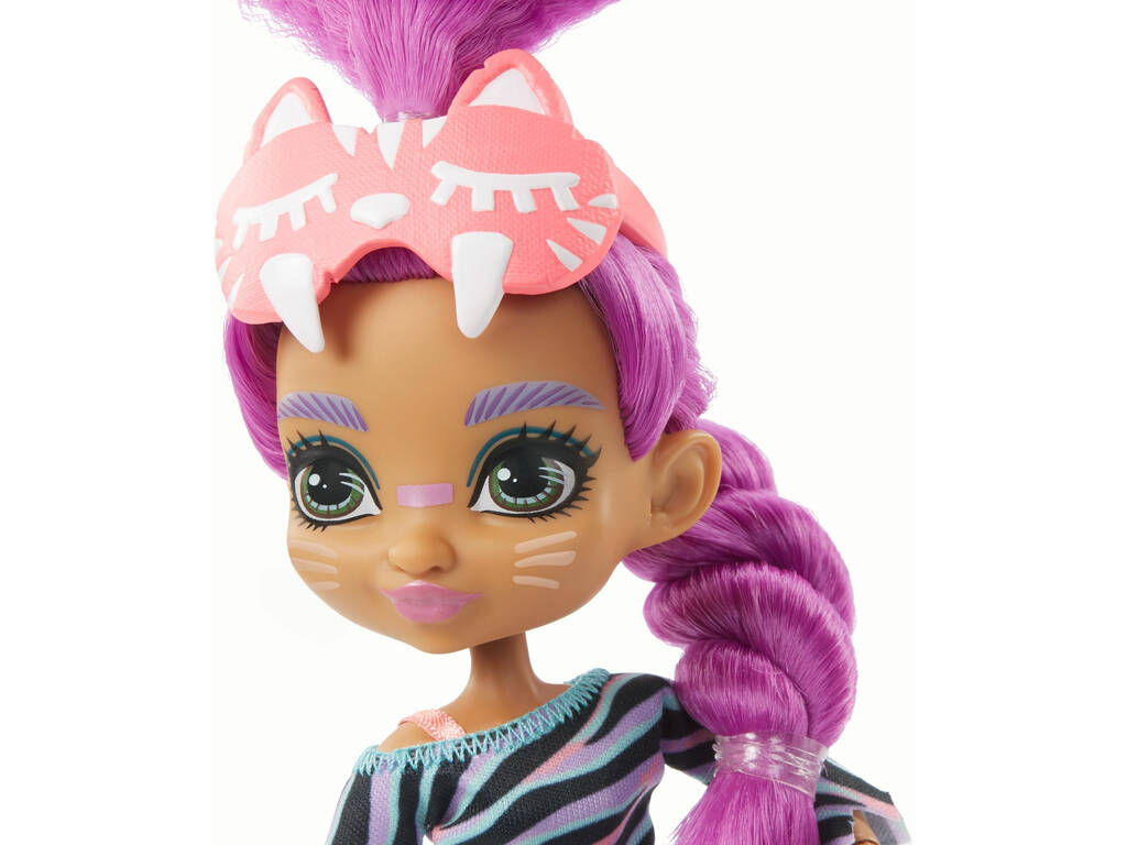 Cave Club Pyjama Party Poupée préhistorique Roaralai Mattel GTH02