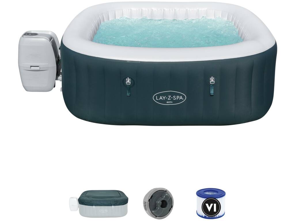 Spa Gonflable Ibiza Air Jet Lay-Z-Spa 180X180X66 cm. Bestway 60015