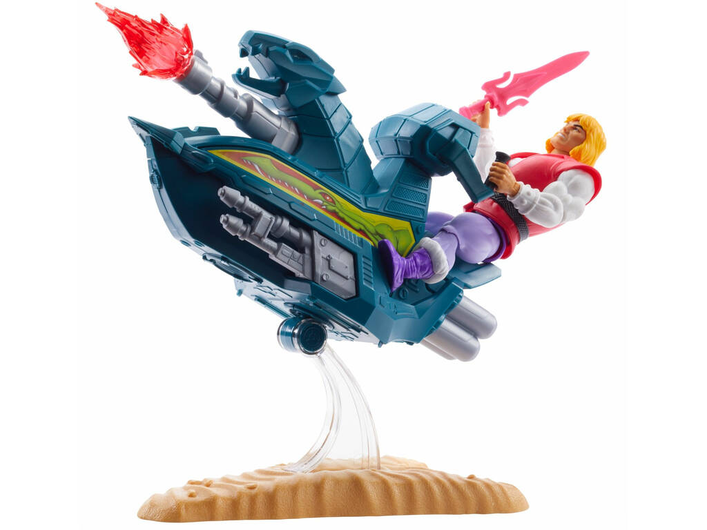 Master Of The Universe Veicolo Sky Sled con Personaggio Principe Adam Mattel GPP30