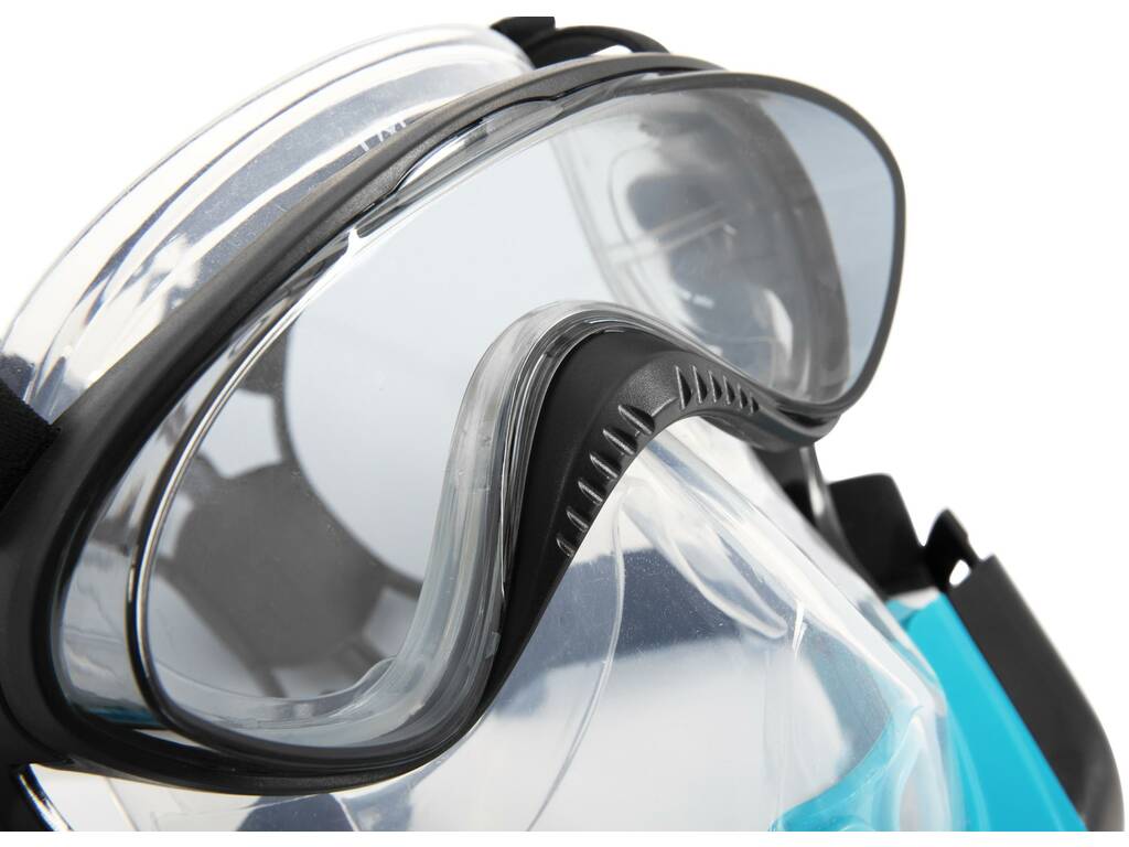 Maschera Sub Snorkel con 2 Tubi Hydro Pro Taglia L/XL Bestway 24058
