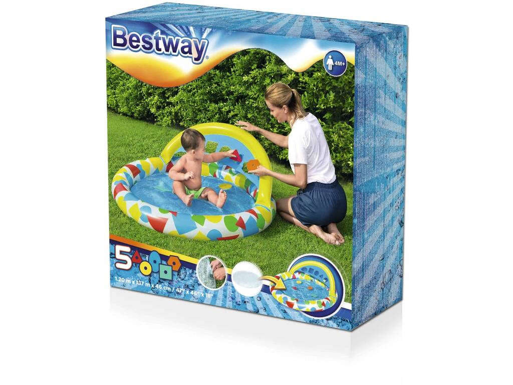 Piscina Gonfiabile 120x117x46 cm. con Giocattoli Bestway 52378