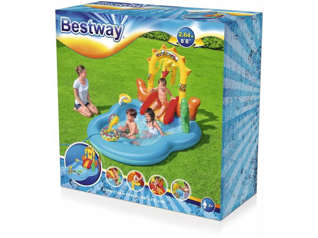Centre de Jeux Gonflable Wild West 264x188x140 cm. Bestway 53118