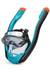 Masque de Plongée et Tuba avec 2 Tubes Hydro Pro Taille S/M Bestway 24060