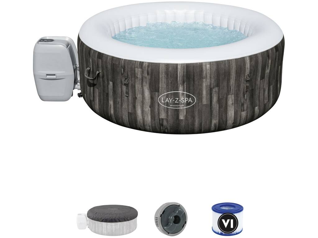 Spa Hinchable Bahamas Air Jet Lay-Z-Spa 180X66 cm. Bestway 60005