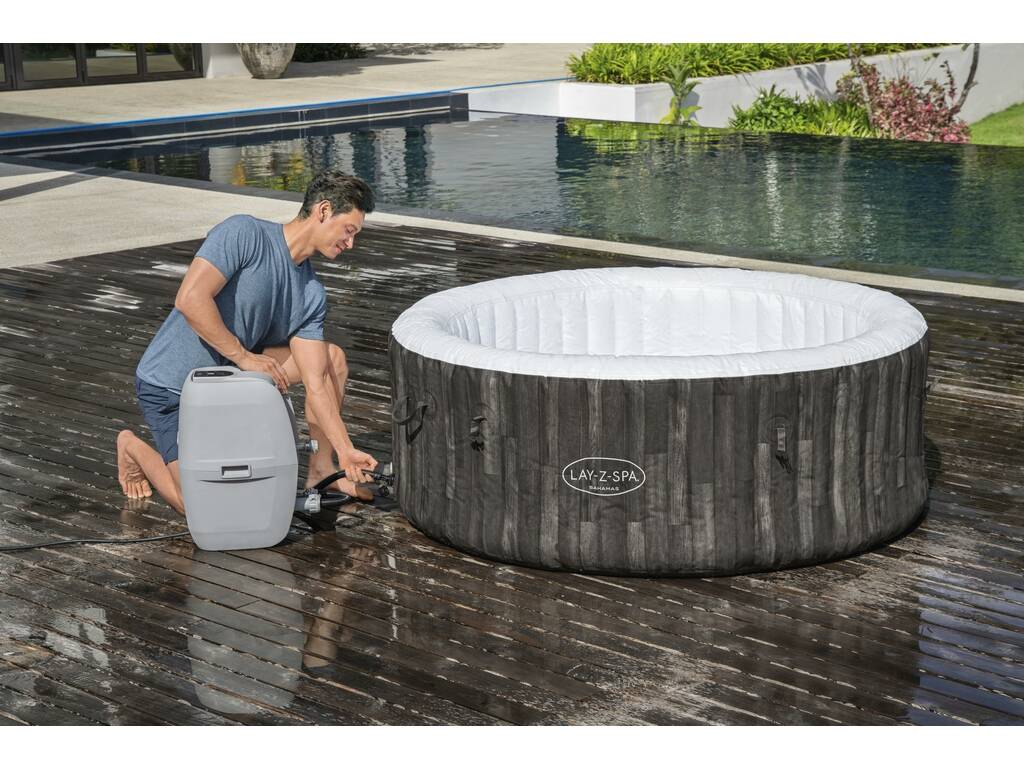 Spa Hinchable Bahamas Air Jet Lay-Z-Spa 180X66 cm. Bestway 60005
