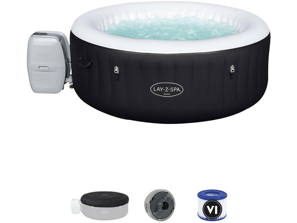 Spa Hinchable Miami Air Jet Lay-Z-Spa 180X66 cm. Bestway 60001