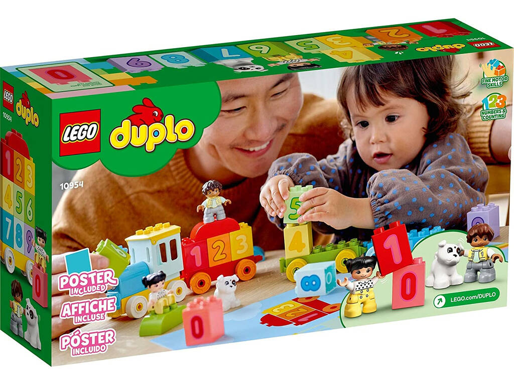 Lego Duplo treno dei numeri: imparare a contare 10954