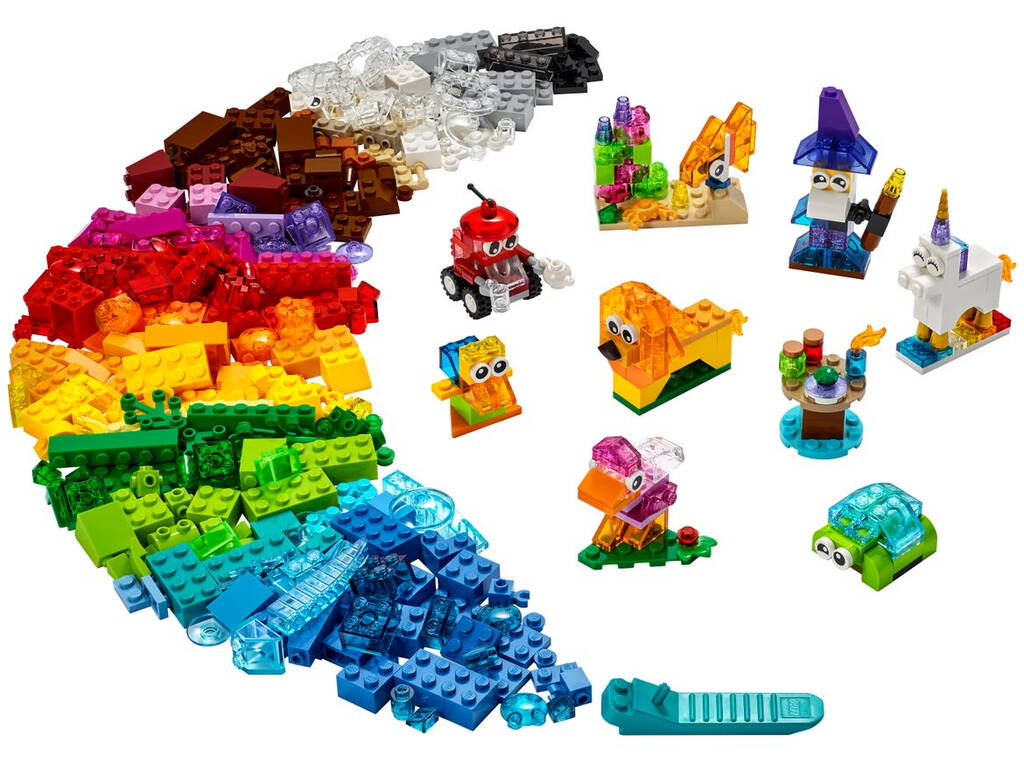 Lego Classic Mattoncini creativi trasparenti 11013