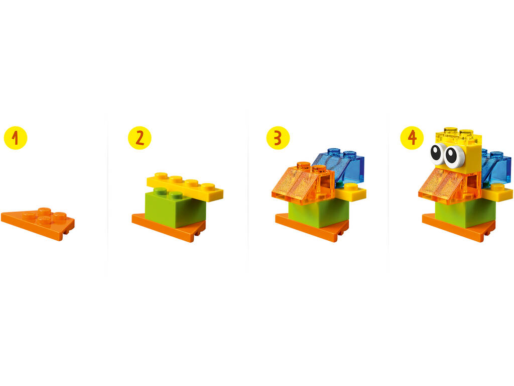 Lego Classic Mattoncini creativi trasparenti 11013