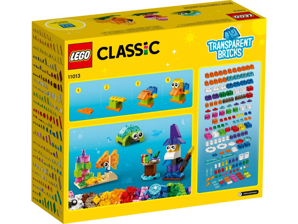 Lego Classic Mattoncini creativi trasparenti 11013