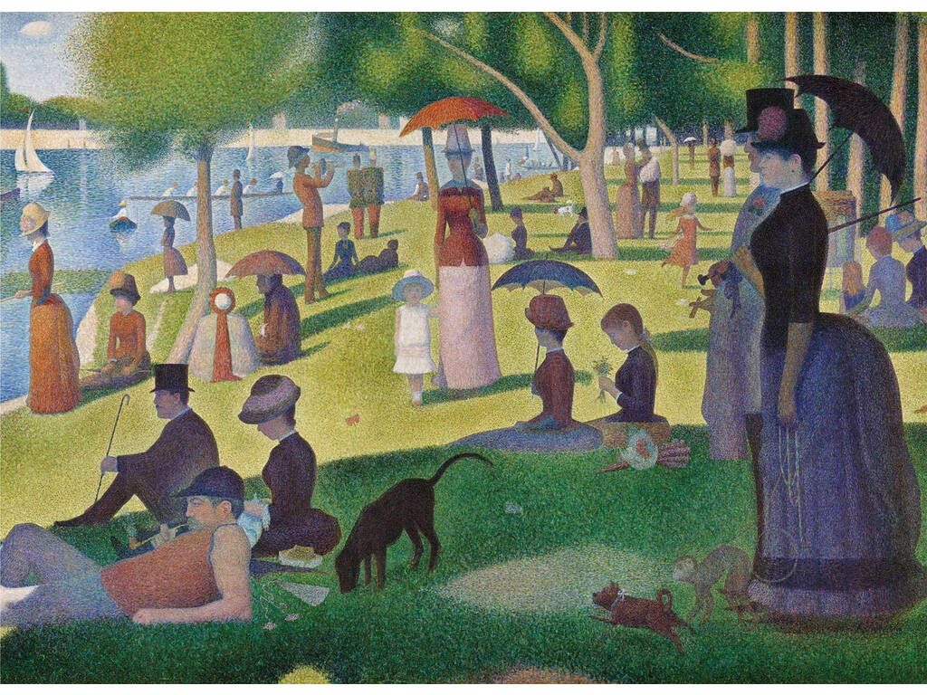 Puzzle 1000 Seurat Un Dimanche Après-midi à l'Île de la Grande Jatte Clementoni 39613